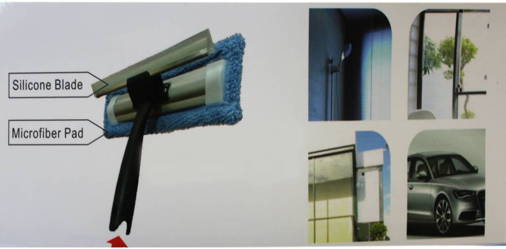 Inwasser met siliconen trekker 30 cm.