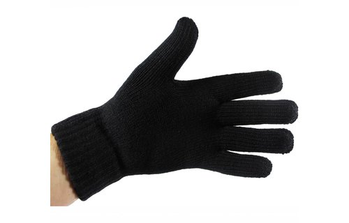 Heren handschoenen met pels zwart Heren handschoenen met pels zwart