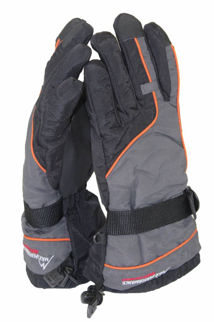 Ski handschoenen Performance grijs/zwart Ski handschoenen Performance grijs/zwart