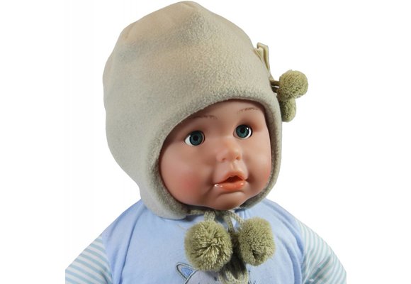 Babymuts fleece Beige