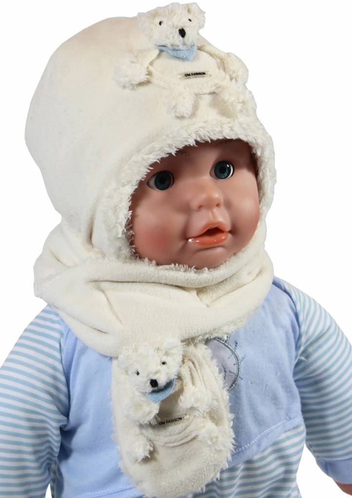 Baby Muts en Sjaal Fleece / Teddy