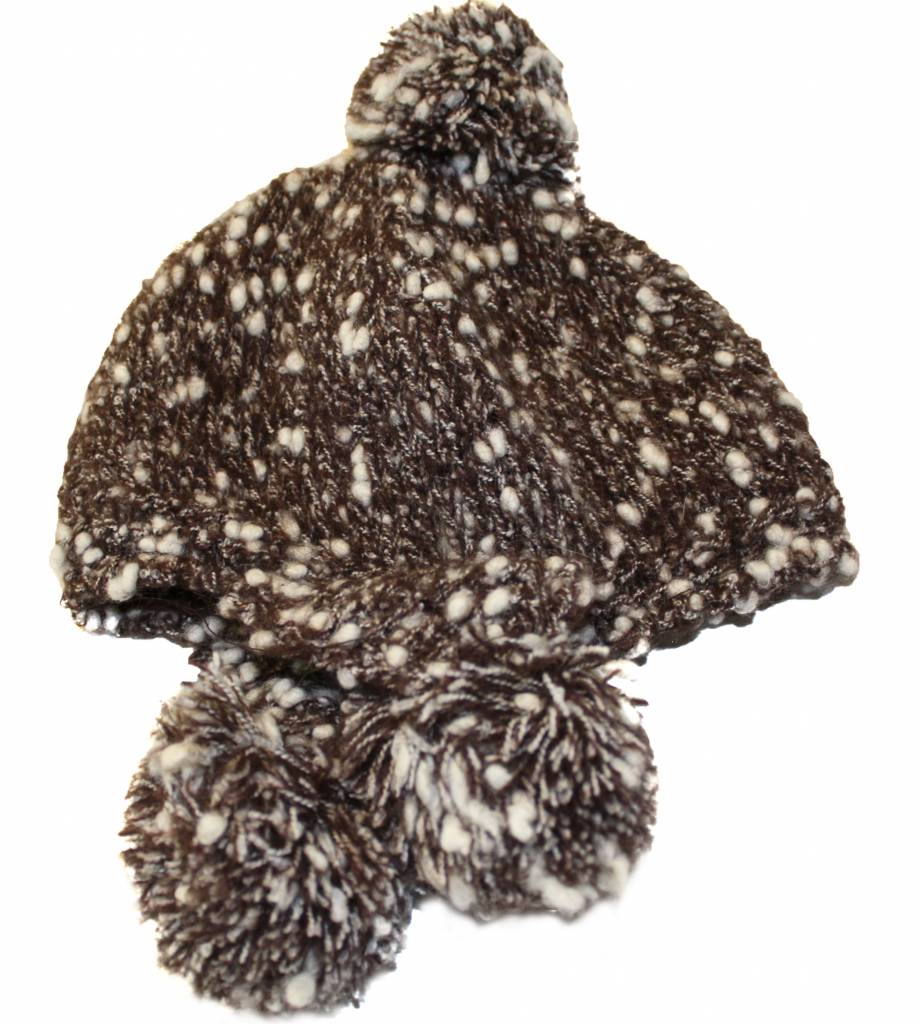 Baby- Kindermuts Mohair bruin