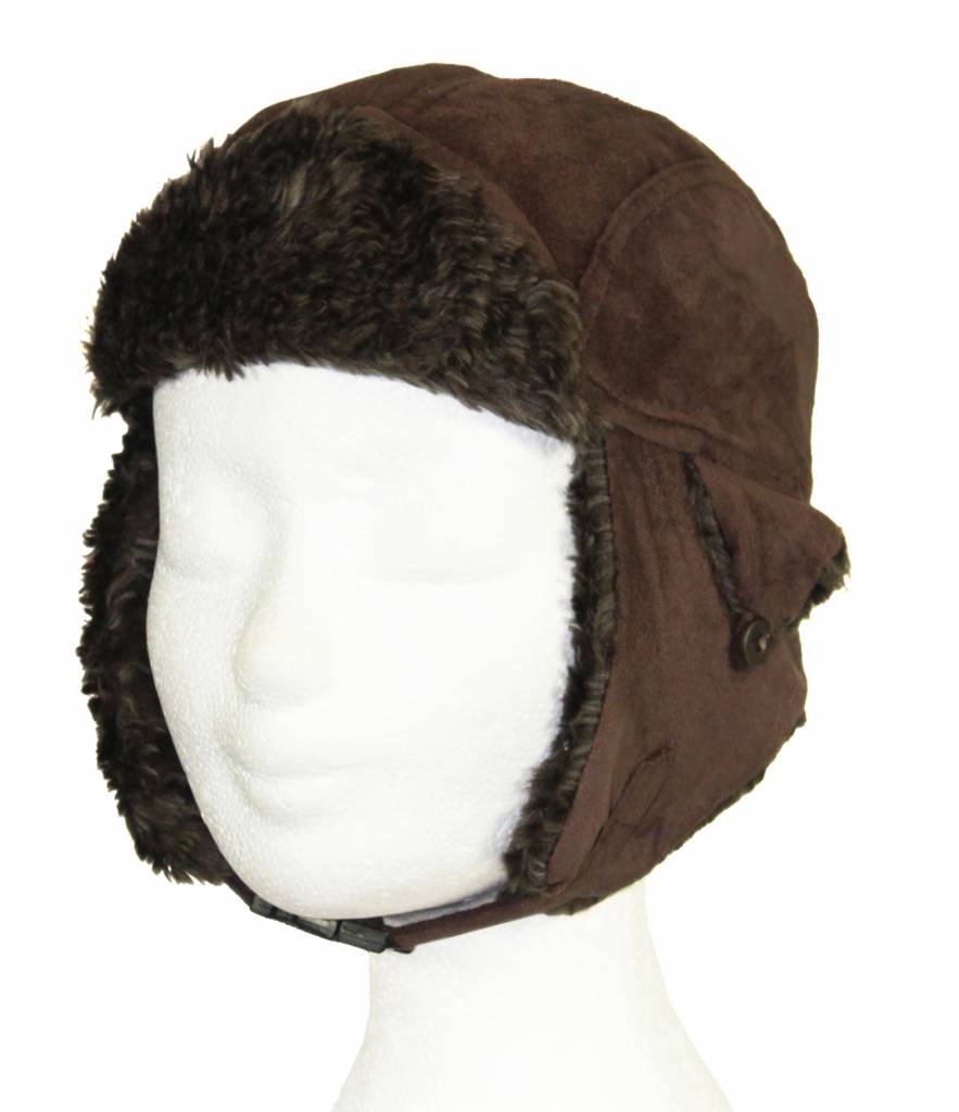 Pilotenmuts kids Brown