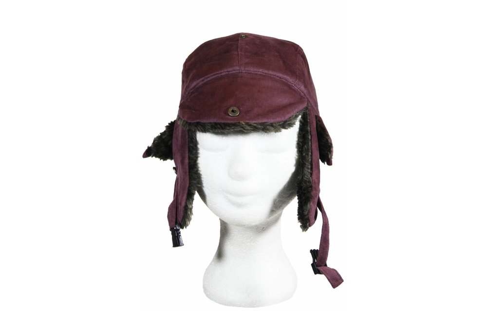Pilotenmuts kids Aubergine Pilotenmuts kids Aubergine