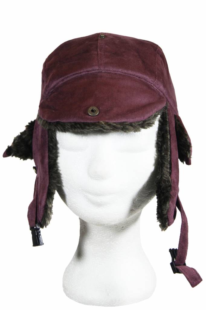 Pilotenmuts kids Aubergine Pilotenmuts kids Aubergine