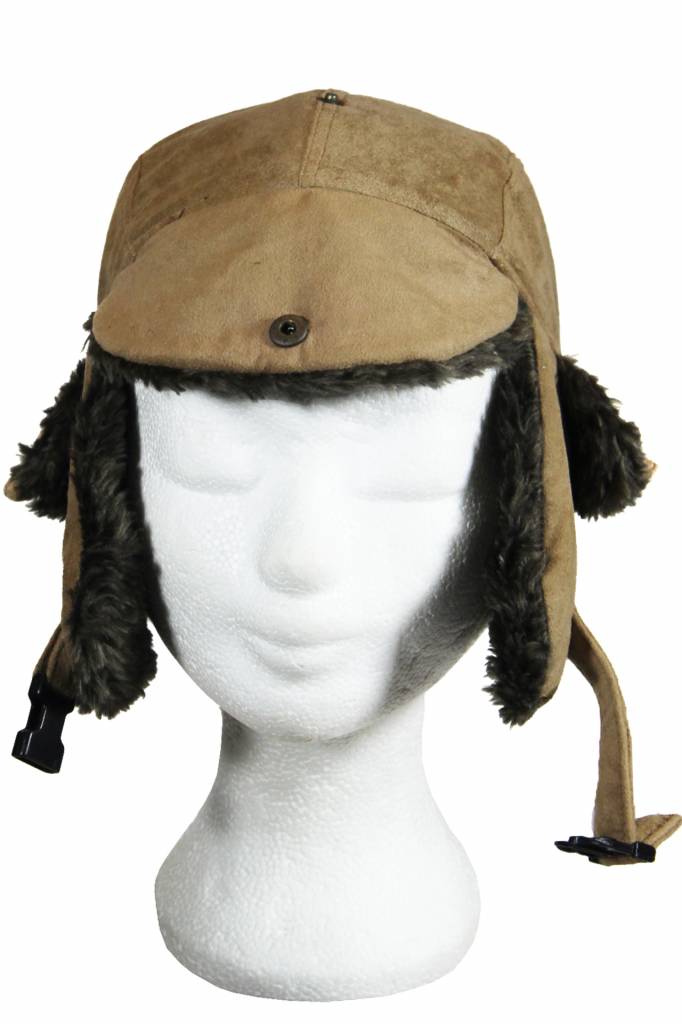 Pilotenmuts kids Beige