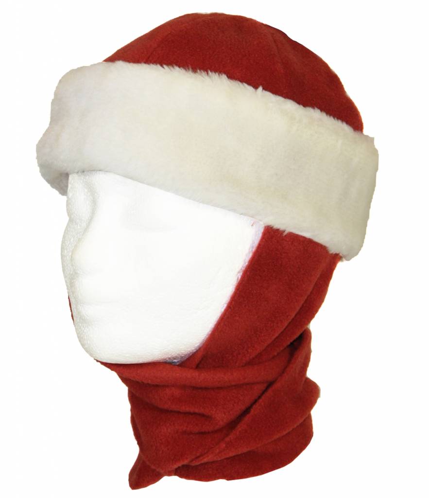 Kindermuts pels met sjaal Orange