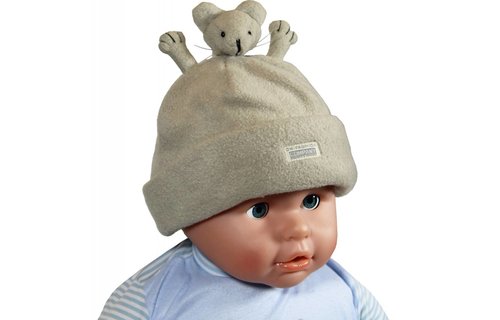Fleece muts Baby's handjes beige
