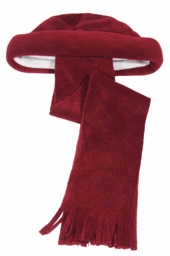 Sjaalmuts baby's bordeaux Sjaalmuts baby's bordeaux