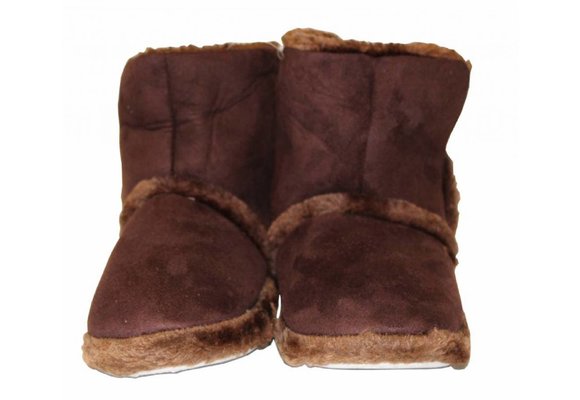 Pantoffels hoog met velcrostrip Heren