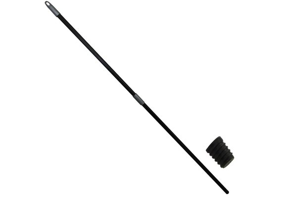 Telescoopsteel Zwart gelakt 85 < 150 cm Ø 24 mm