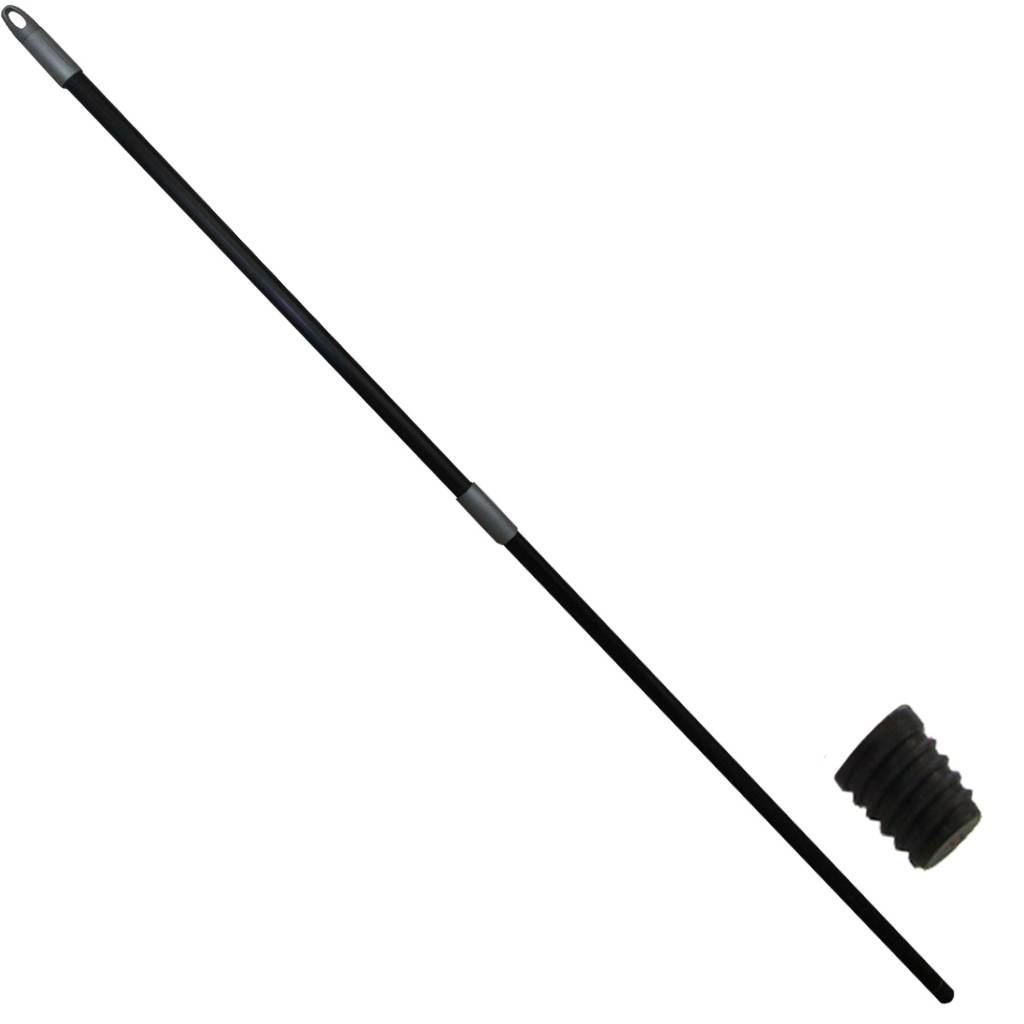 Telescoopsteel Zwart gelakt 85 < 150 cm Ø 24 mm