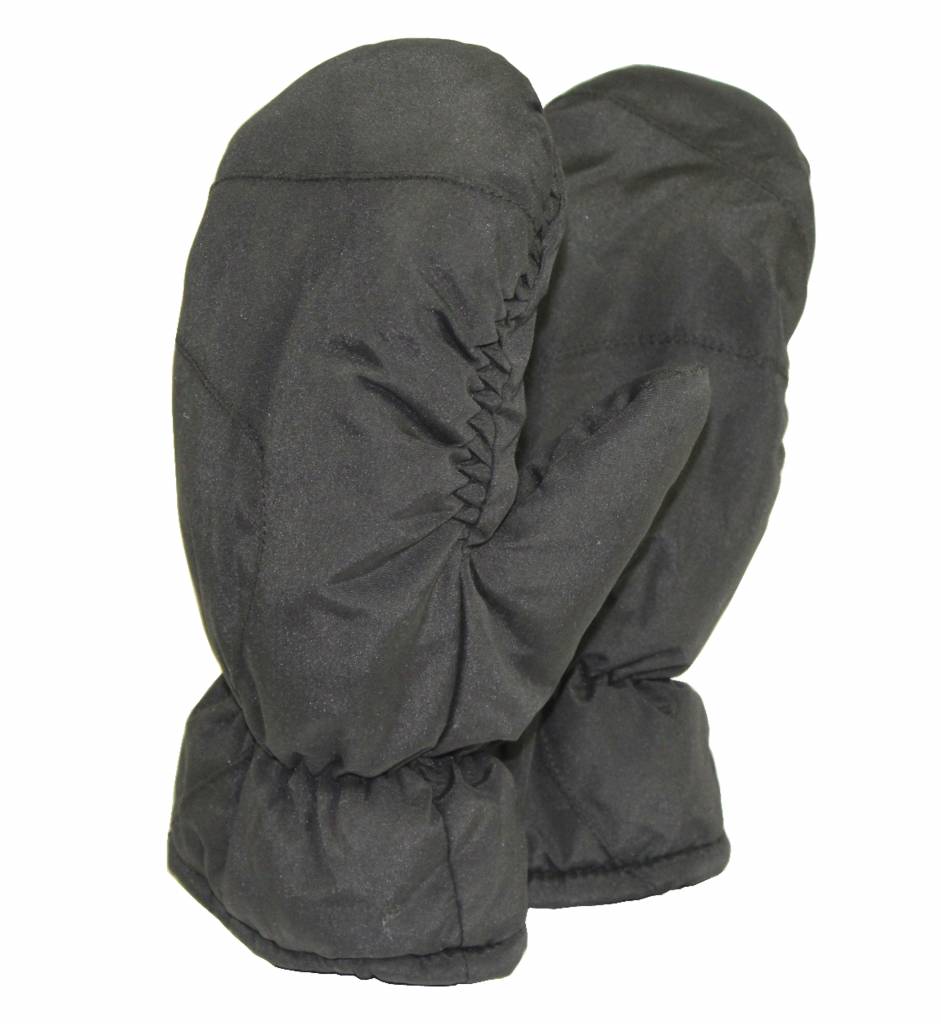 Ski Wanten met boord Zwart