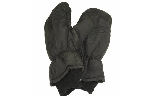 Ski Wanten met boord Zwart