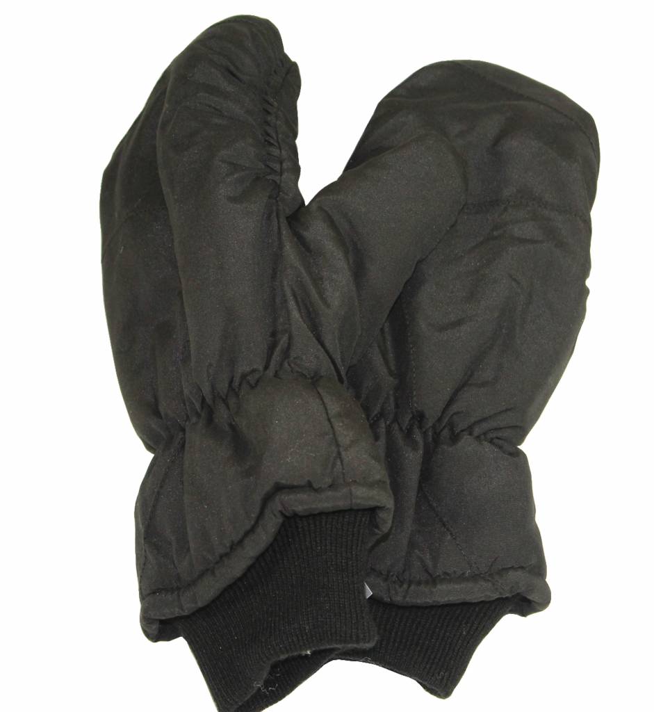 Ski Wanten met boord Zwart