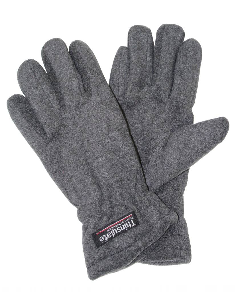 Fleece handschoenen Dames Grijs