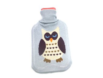 Warmwaterkruik Uil 1 liter