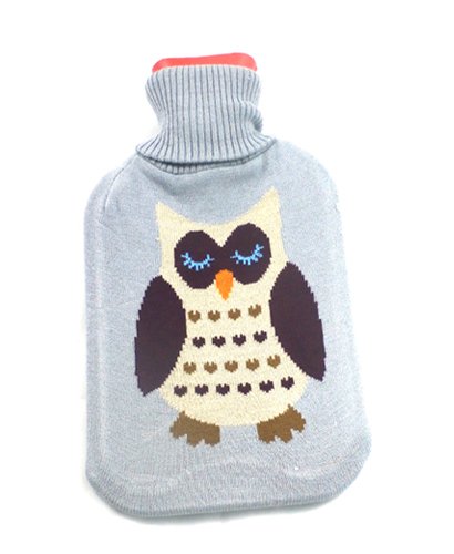 Warmwaterkruik Uil 1 liter