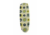 Mouwplankovertrek 59 cm x 21 cm blauw/groen balls
