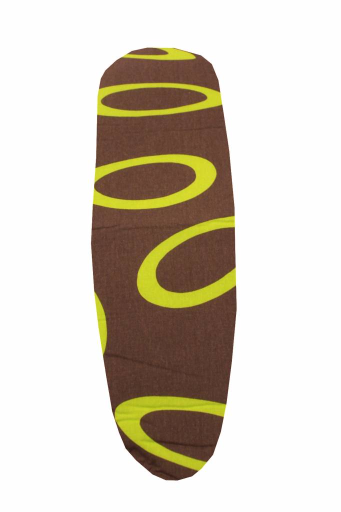 Mouwplankovertrek 59 cm x 21 cm Bruin / fluo ring Mouwplankovertrek 59 cm x 21 cm Bruin / fluo ring