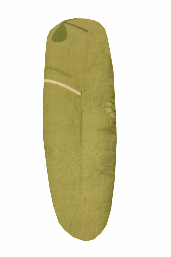 Mouwplankovertrek met elastiek 65 x 22 cm groen