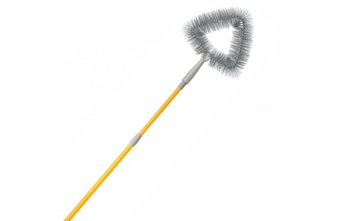 Synthetische Spinnenborstel driehoek