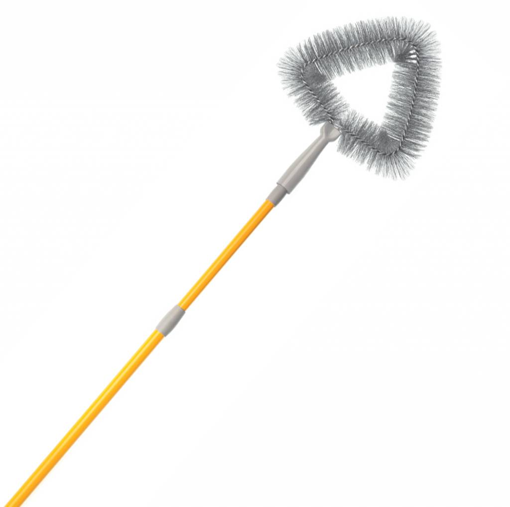 Synthetische Spinnenborstel driehoek