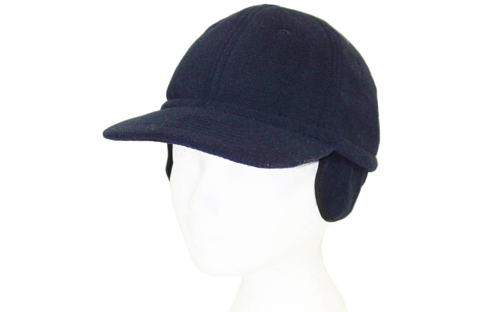 Navy blauwe Fleece pet met oorflappen Navy blauwe Fleece pet met oorflappen