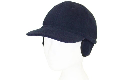 Navy blauwe Fleece pet met oorflappen Navy blauwe Fleece pet met oorflappen