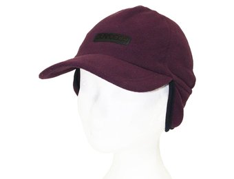 Kinder pet fleece met oorflappen "Outdoor" Mauve