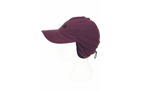 Kinder pet fleece met oorflappen "Outdoor" Mauve