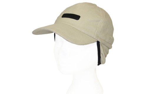 Kinder pet fleece met oorflappen "Outdoor" Beige