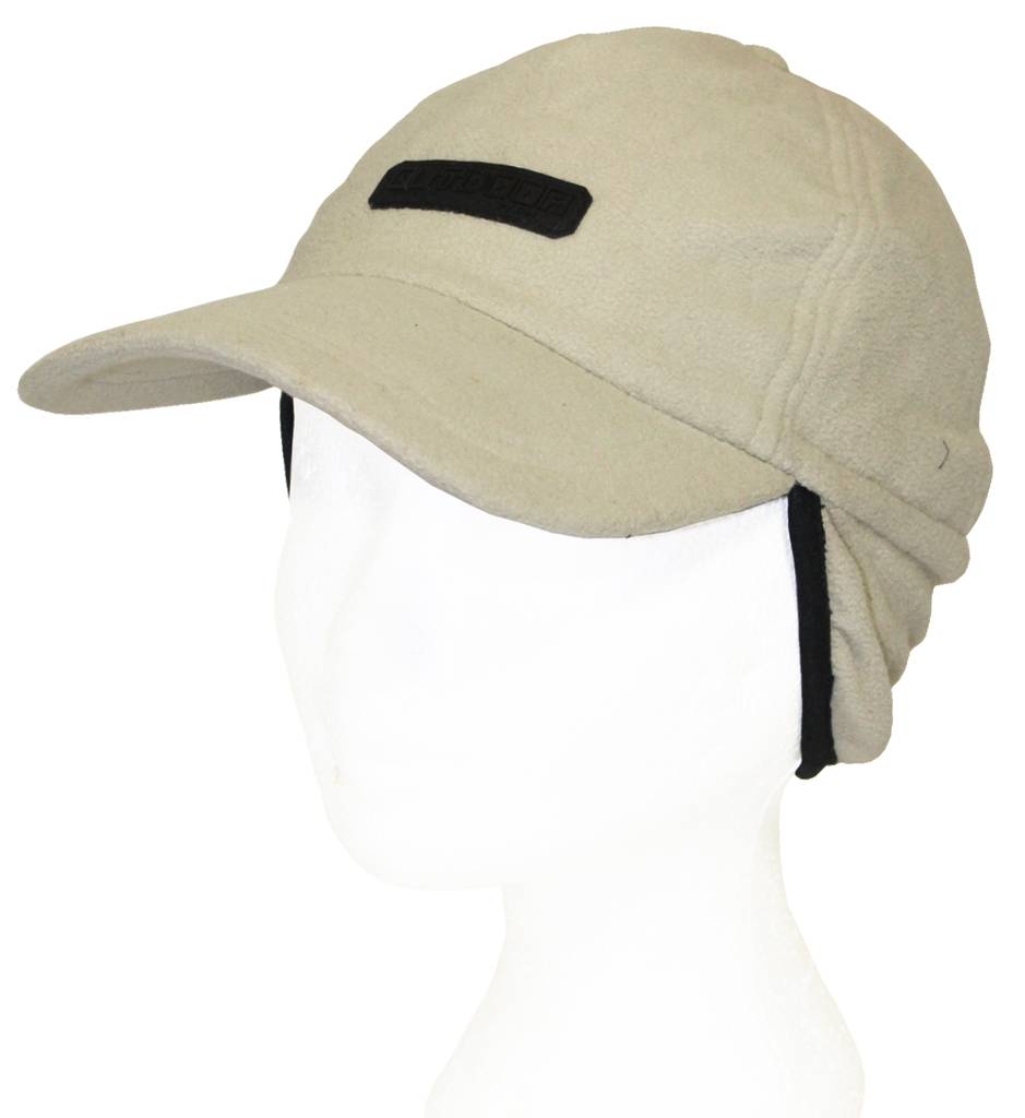 Kinder pet fleece met oorflappen "Outdoor" Beige