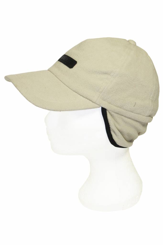 Kinder pet fleece met oorflappen "Outdoor" Beige