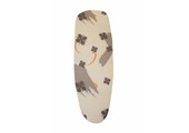 Mouwplankovertrek 59 cm x 21 cm beige / bruin