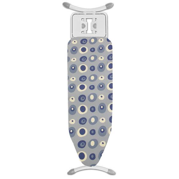 Strijkplankovertrek 3 lagen maat A Blauw/wit balls