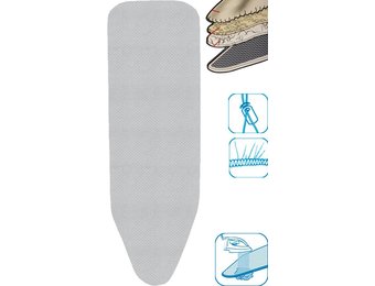 Strijkplankovertrek 3 lagen maat A Gemetalliseerd