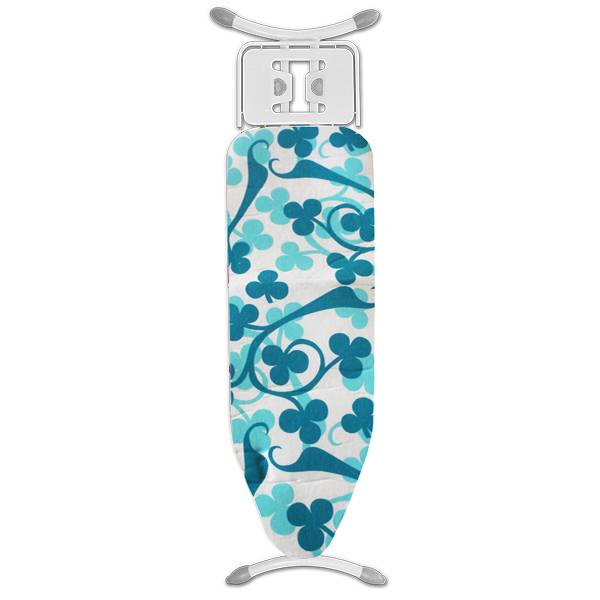 Strijkplankovertrek 3 lagen maat C Blauw/groen klaverblad Strijkplankovertrek 3 lagen maat C Blauw/groen klaverblad