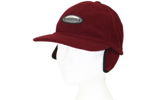 Fleece pet met oorflappen "Outdoor" Bordeaux