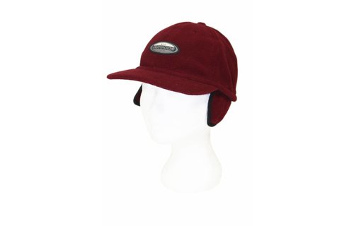 Fleece pet met oorflappen "Outdoor" Bordeaux