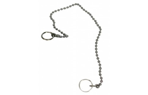 Kogelketting voor afvoerstop Kogelketting voor afvoerstop