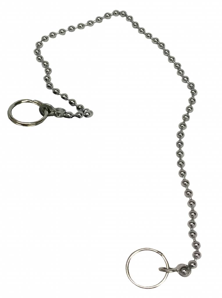 Kogelketting voor afvoerstop