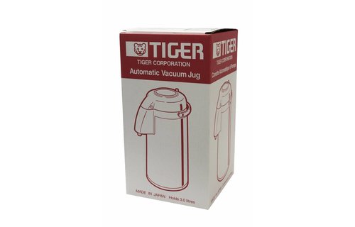 Pompthermos 3 Liter Beige met glazen binnenfles