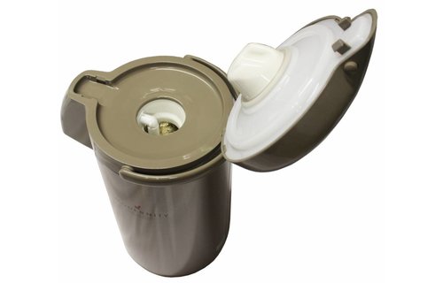 Pompthermos 3 Liter Beige met glazen binnenfles