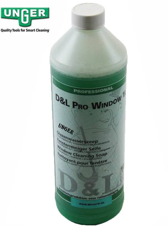 Liquid window cleaning soap per liter