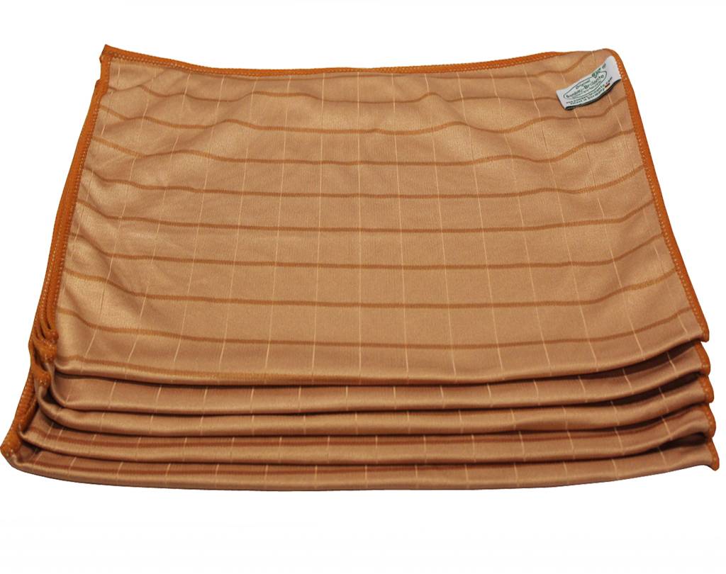 Bamboe Droogdoek 40 x 50 cm. Orange "Glashelder"