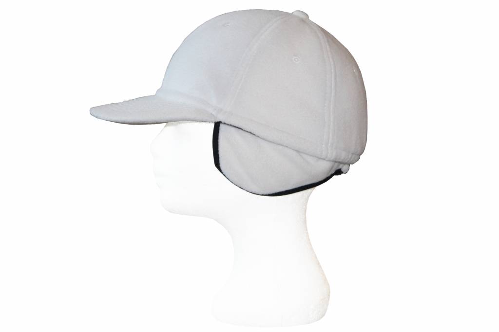 Fleece pet met oorflappen Beige Fleece pet met oorflappen Beige