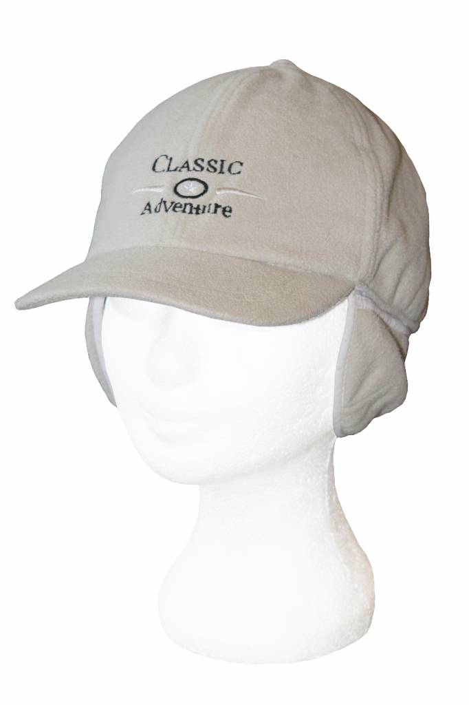 Fleece pet met oorflappen "Classic Adventure" Beige Fleece pet met oorflappen "Classic Adventure" Beige