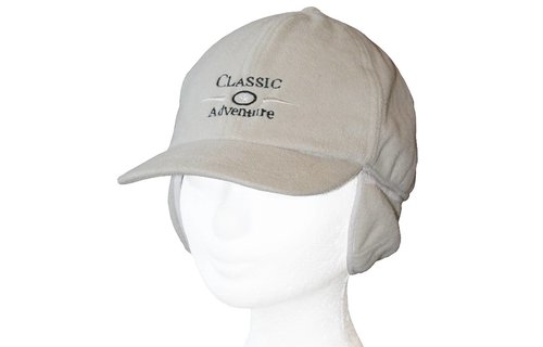Fleece pet met oorflappen "Classic Adventure" Beige Fleece pet met oorflappen "Classic Adventure" Beige