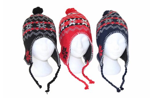 Peru muts ster/streep voor Dames en Heren in verschillende Kleuren